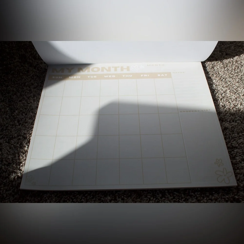 Fridge calendar size 14x12 comes with magnets
